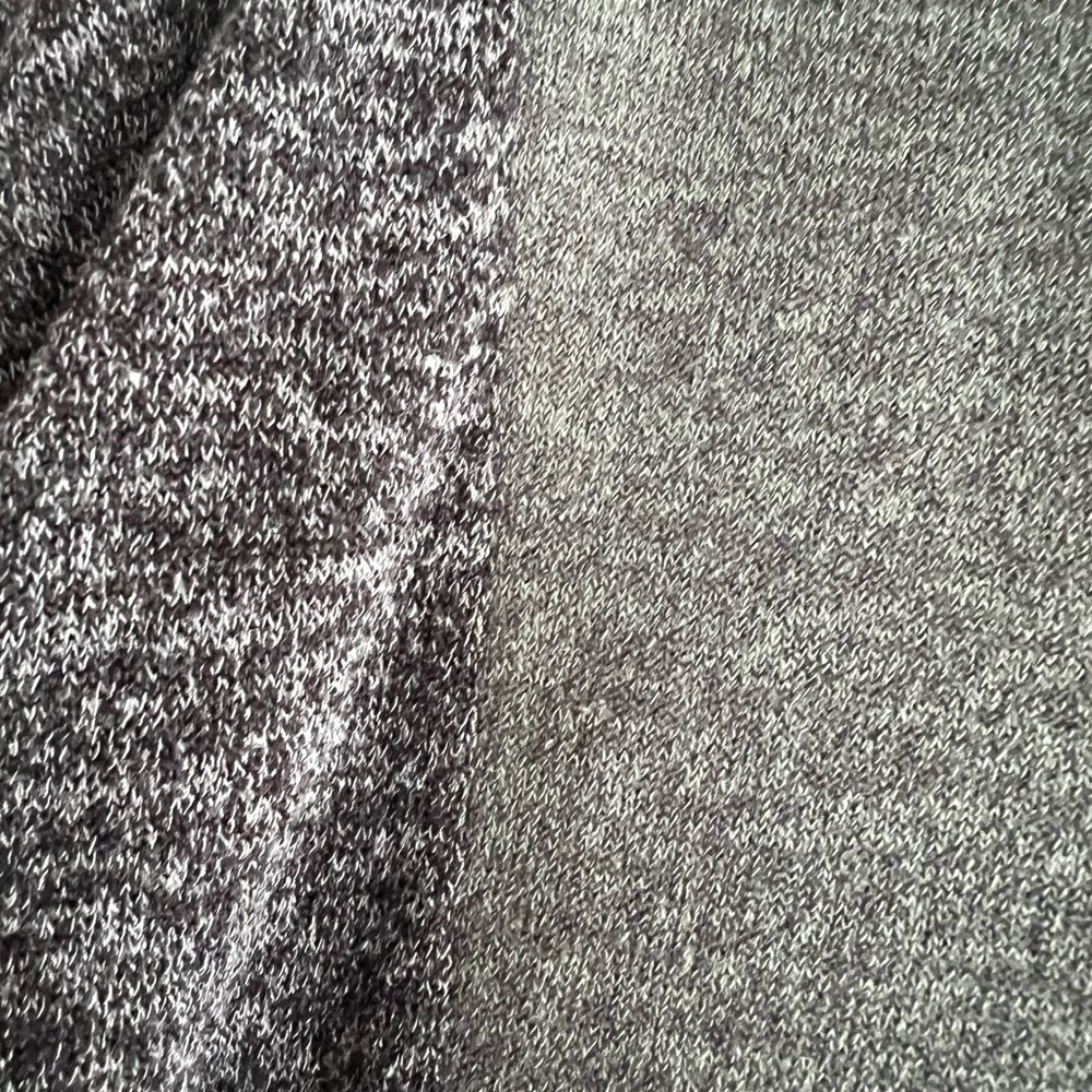 HEIMISH USA Color Block V-Neck Sweater - Forest Gray, Blush Pink, Charcoal - Picture 4 of 4